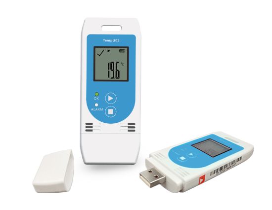 Tzone TempU03 Sıcaklık ve Nem Ölçer Datalogger FDA21 CFR Part 11 ve WHO Uyumlu resmi